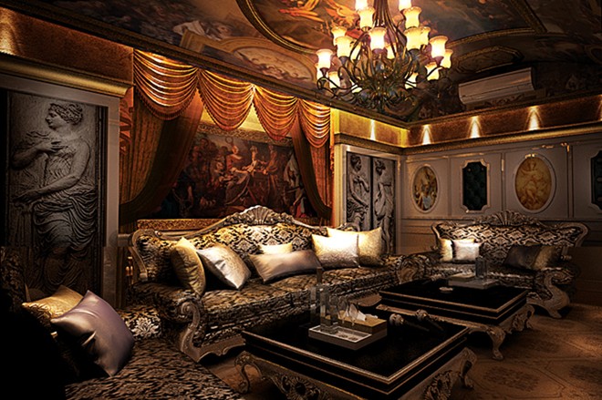 Phòng karaoke phong cách hoàng gia